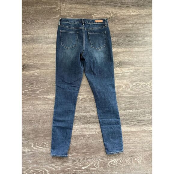 Articles Of Society Britney Skinny Fit Jeans In Garden City Blue Size 27 - Picture 2 of 6